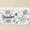 Her Hand, My Anchor In The Storm - Family Personalized Custom 3D Inflated Effect Printed Mug - Gift For Mom, Grandma