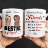 Here's To Being Friends, Even When Our Teeth Are In A Drawer - Personalized Custom Coffee Mug - BST493_MG