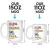 Heroes In Our Hearts - Family Personalized Custom Mug - Gift For Dad