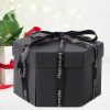 Hexagonal Explosion Gift Box with Photo Album for Valentine