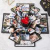 Hexagonal Explosion Gift Box with Photo Album for Valentine