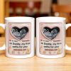 Hi Daddy My First Selfie For You, Ultrasound & Teddy Bear Design - Personalized Custom Coffee Mug - FAM567_MG