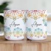 Hidden Swear Words Affirmations Mandala - Personalized Mug