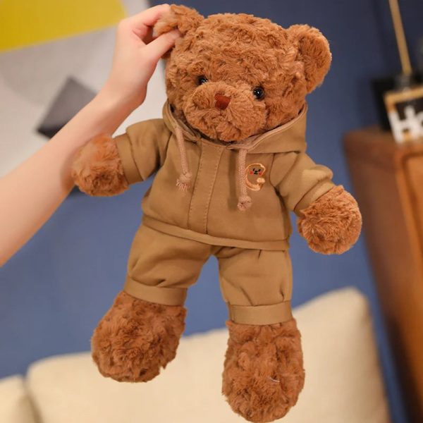 High Quality American Bear Plush Doll - Soft Teddy with Clothes