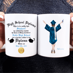 High School Diploma Graduation Coffee Mug