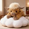 Highland Cow Plush Doll 45cm
