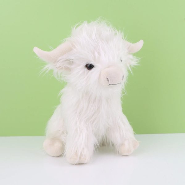 Highland Cow Plush Toy - Soft, Lifelike Stuffed Animal for Kids