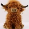 Highland Cow Plush Toy Soft Stuffed Farm Animal Doll