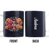 Hija De Dios Mujer De Fe Guerrera De Cristo Sugar Skull And Roses Mug - Personalized Custom Coffee Mug - MEX005_MG