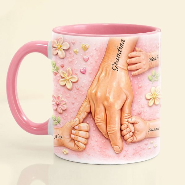 Hold Hand Coffee Accent Mug - Personalized Gifts For Mother's Day 01huti090126