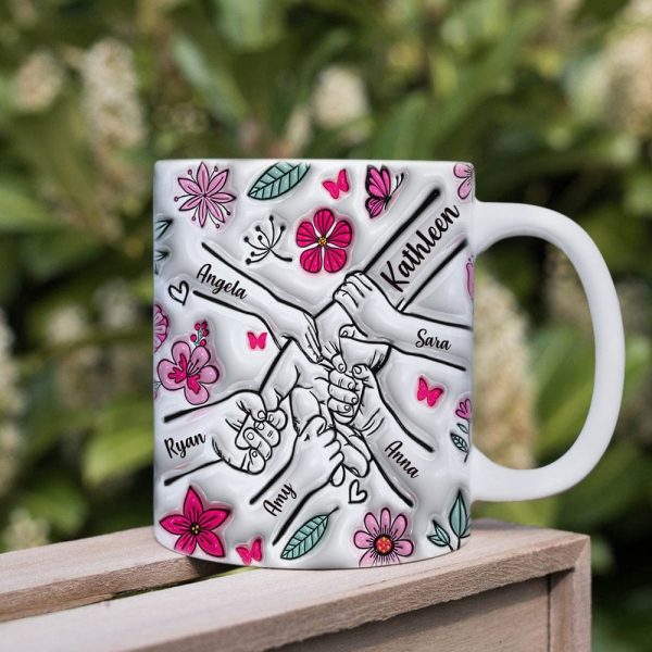 Hold My Hand, Hold My Heart 3D Mug Personalized Gift DM01 890941