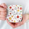 Hold My Hand, Nurture My Soul - Family Personalized Custom 3D Inflated Effect Printed Mug - Christmas Gift For Mom, Grandma