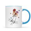 Holding Mom Grandma Hand Birth Month Flowers Personalized Mug