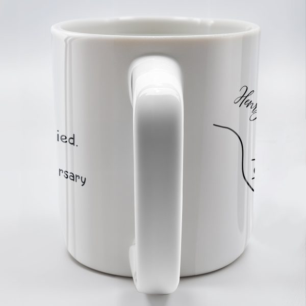 Holy Smokes Still Married Happy Anniversary Holding Hands Mug - Personalized Custom Coffee Mug - CPL135_MG