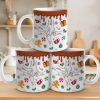 Home For The Holidays - Family Personalized Custom 3D Inflated Effect Printed Mug - Christmas Gift For Gift For Mom, Grandma