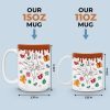 Home For The Holidays - Family Personalized Custom 3D Inflated Effect Printed Mug - Christmas Gift For Gift For Mom, Grandma