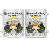 Home Is Where We Park It - Gift For Camping Lovers - Personalized White Edge-to-Edge Mug