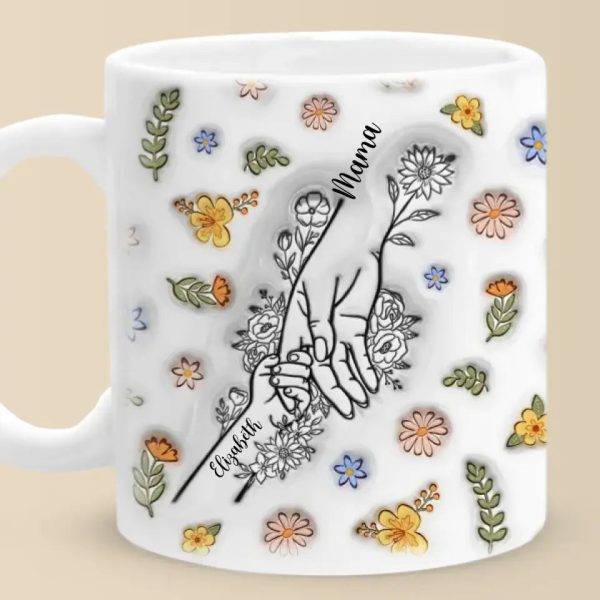Home Is Where You Are Loved The Most - Family Personalized Custom 3D Inflated Effect Printed Mug - Mother's Day, Gift For Mom, Grandma