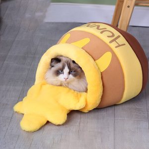 Honey Jar Cat Bed
