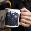 Honor Your Service With This Personalized Uniform Badge Mug - Personalized Custom Coffee Mug - OFC023_MG