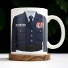 Honor Your Service With This Personalized Uniform Badge Mug - Personalized Custom Coffee Mug - OFC023_MG