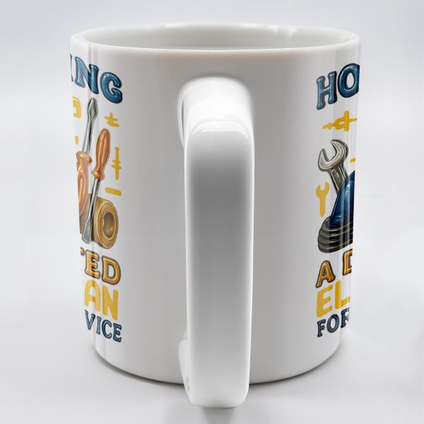Honoring A Dedicated Electrician - Personalized Custom Coffee Mug - FAM374_MG