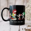 Horror Family Dad Mom And Children 02QHDT120423 Personalized Black Coffee Mug