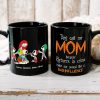 Horror Family Dad Mom And Children 02QHDT120423 Personalized Black Coffee Mug