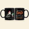 Horror Family Dad Mom And Children 02QHDT120423 Personalized Black Coffee Mug