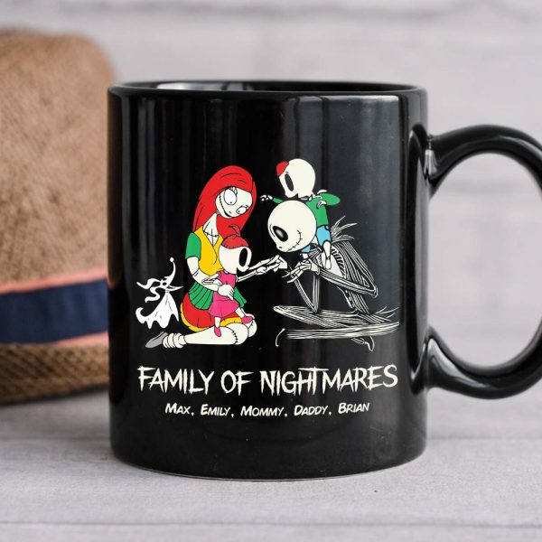 Horror Family Gift Parents And Children 02QHDT150423 Personalized Black Mug