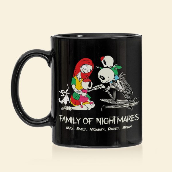 Horror Family Gift Parents And Children 02QHDT150423 Personalized Black Mug