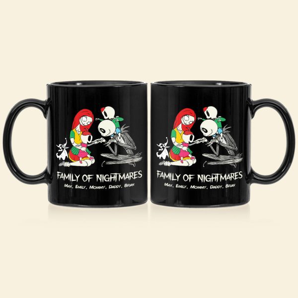 Horror Family Gift Parents And Children 02QHDT150423 Personalized Black Mug