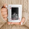 How Lucky Are We Playing Card Design And Heart - Personalized Custom Coffee Mug - CPL1351_MG