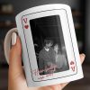 How Lucky Are We Playing Card Design And Heart - Personalized Custom Coffee Mug - CPL1351_MG