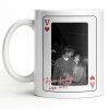 How Lucky Are We Playing Card Design And Heart - Personalized Custom Coffee Mug - CPL1351_MG