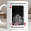 How Lucky Are We Playing Card Design And Heart - Personalized Custom Coffee Mug - CPL1351_MG