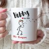 Hubby Wifey - Personalized Couple Mug Set - Gift For Couple