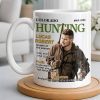 Hunter Of The Year Talk About Hunting - Personalized Custom Coffee Mug - HOB046_MG