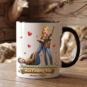 Hunting Couple Coffee Accent Mug - Personalized Gifts For Couple Coffee Mug 03HUTI200126HG