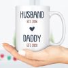 Husband Daddy Est Personalized Custom Family Mug C311