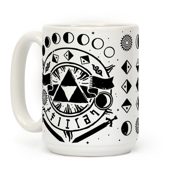Hyrule Occult Symbols Coffee Mug