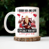I Adore You And Love Every Par Of You I Love Your Butt - Personalized Ceramic Mug - Gift For Couple, Husband Wife - CL28 NH96