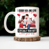 I Adore You And Love Every Par Of You I Love Your Butt - Personalized Ceramic Mug - Gift For Couple, Husband Wife - CL30 NH96