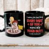 I Adore You And Love Every Part Of You - Personalized Couple Black Mug - Gift For Couple