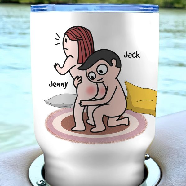 I Adore You And Love Every Part Of You - Personalized Couple Black Mug - Gift For Couple