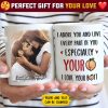 I Adore You And Love Every Part Of You - Upload Image, Gift For Couples - Personalized Mug