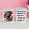 I Adore You And Love Every Part Of You - Upload Image, Gift For Couples - Personalized Mug