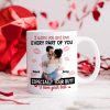 I Adore You And Love Every Part Of You, Couple Gift, Personalized Mug, Naughty Couple Custom Photo Mug