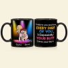 I Adore You And Love Every Part Of You Especially Your Butt - Personalized Couple Mug - Gift For Couple