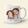 I Adore You And Love Every Part Of You- I Love Your Boobs Personalized Mug, Couple Gift